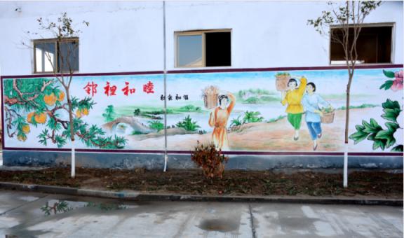 岳阳乡镇文化墙 乡风文明焕发新活力