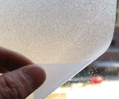 岳阳玻璃门外面粘广告用什么材料好？